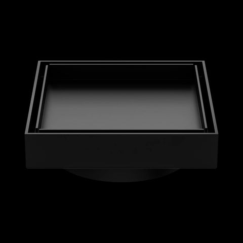 NERO 100mm Square Tile Insert Floor Waste 80mm Outlet - Various Colour