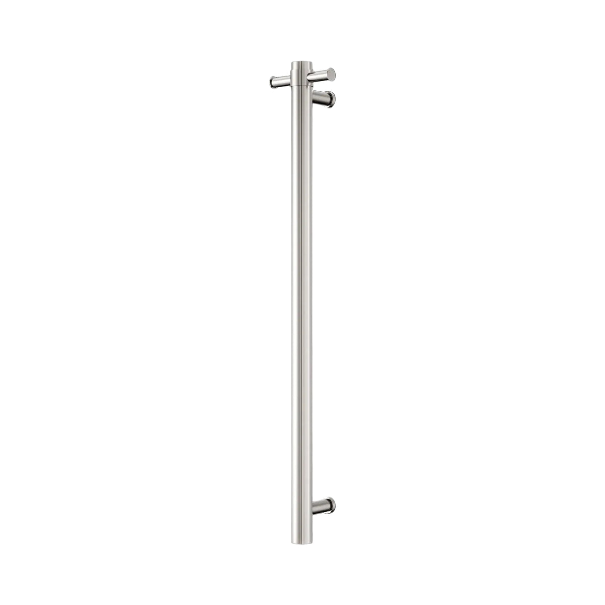 Nero Mecca 240V Round Vertical Heated Towel Rail 40 x 900mm - Various Colours