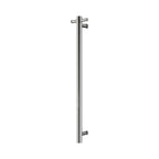 Nero Mecca 240V Round Vertical Heated Towel Rail 40 x 900mm - Various Colours