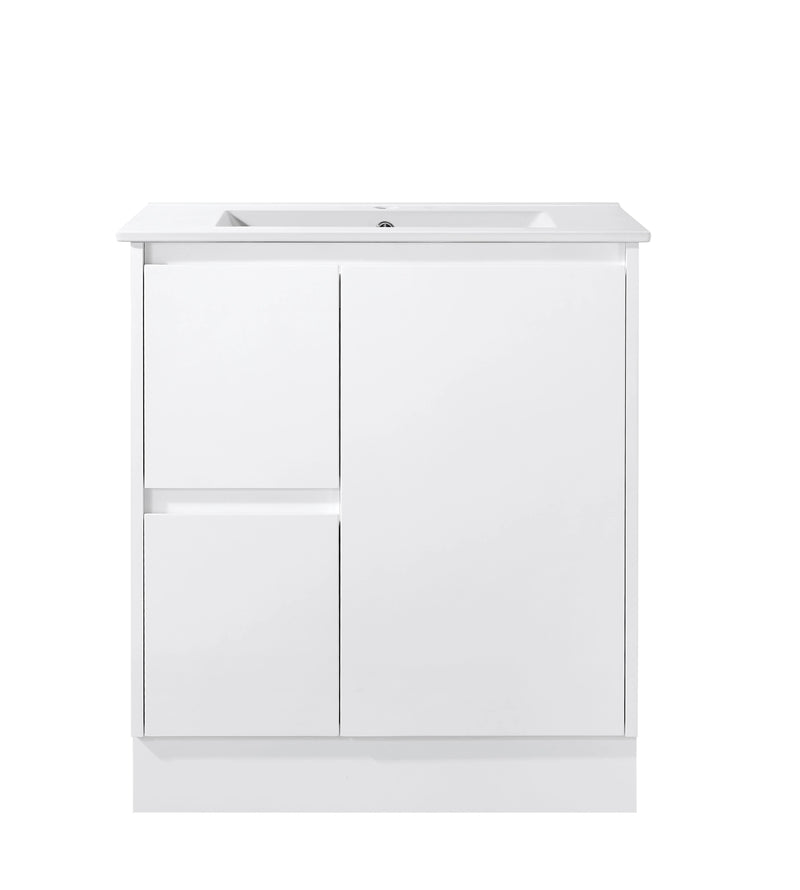 BV38 Slimline (360mm Depth) Freestanding Vanity - 600 / 750 / 900 / 1200mm - Gloss White