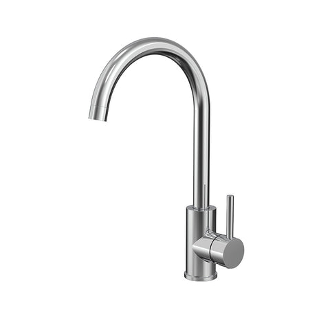 KM17 Side Lever Gooseneck Kitchen / Laundry Sink Mixer - Various Colours