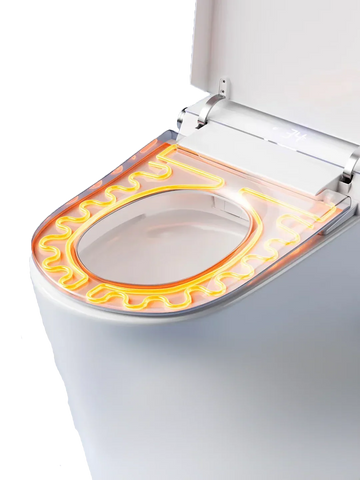 Inbuilt Cistern Tornado Flush Toilet Suite with Smart Remote Bidet Seat - White (4 Star)