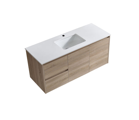 BV59WH (460mm Depth) Wooden Finish Wall Hung Vanity- 600 / 750 / 900 / 1200 / 1500mm