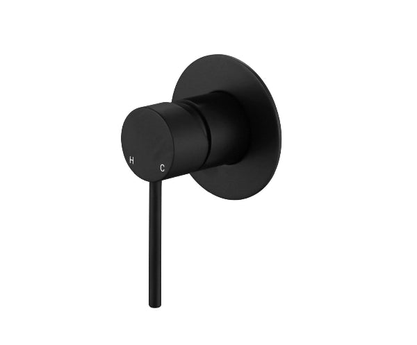 SM39 AS Round Shower/Bath Mixer (80mm backplate)- Various Colours