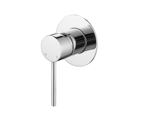 SM39 AS Round Shower/Bath Mixer (80mm backplate)- Various Colours