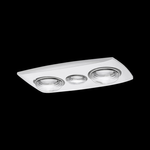 Exhaust Fan/Light/Heater 3-in-1 Bathroom Heater with 2 Heat Lamps (HC1LW)