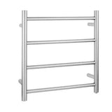 Round Heated Towel Ladder (4 Bars) 500 x 550mm - Various Colours