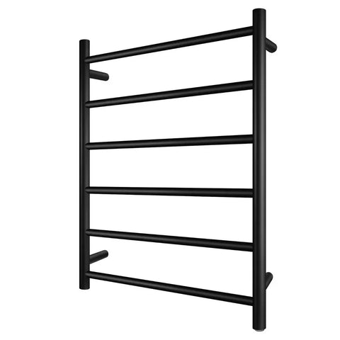 Round Heated Towel Ladder (6 Bars) 600 x 620mm - Various Colours