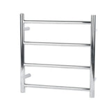 Round Heated Towel Ladder (4 Bars) 500 x 550mm - Various Colours