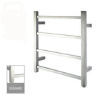 Square Heated Towel Ladder (4 Bars) 500 x 550mm - Various Colours