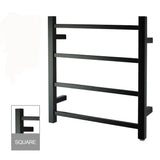 Square Heated Towel Ladder (4 Bars) 500 x 550mm - Various Colours