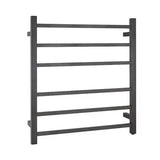 Square Heated Towel Ladder (6 Bars) 620 x 674mm - Various Colours