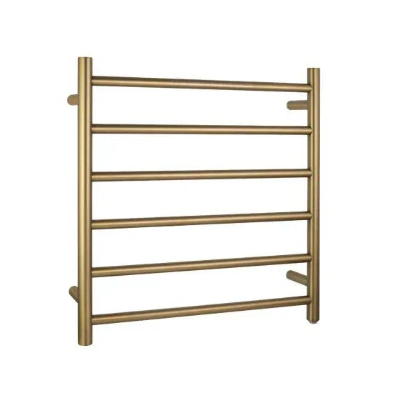 Round Heated Towel Ladder (6 Bars) 600 x 620mm - Various Colours