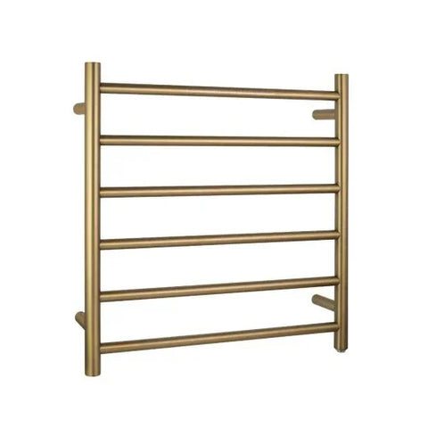 Round Heated Towel Ladder (6 Bars) 600 x 620mm - Various Colours