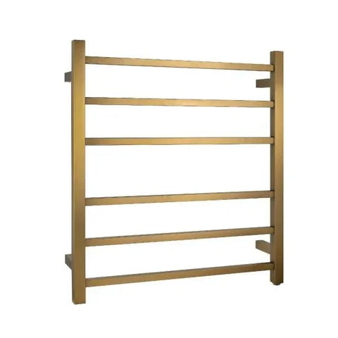 Square Heated Towel Ladder (6 Bars) 620 x 674mm - Various Colours