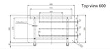 Care Shower Seat - 600x398 / 960x398mm