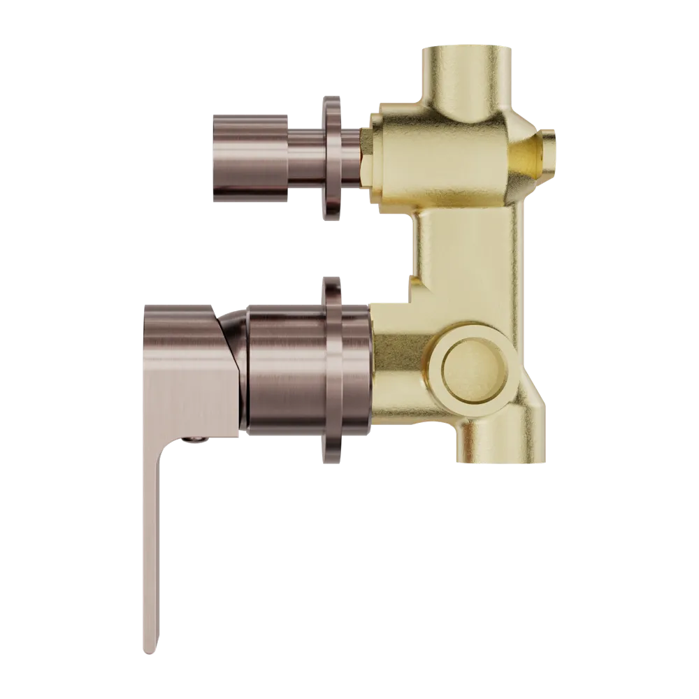 NERO Bianca Shower / Bath Mixer with Separate Diverter - Various Colours