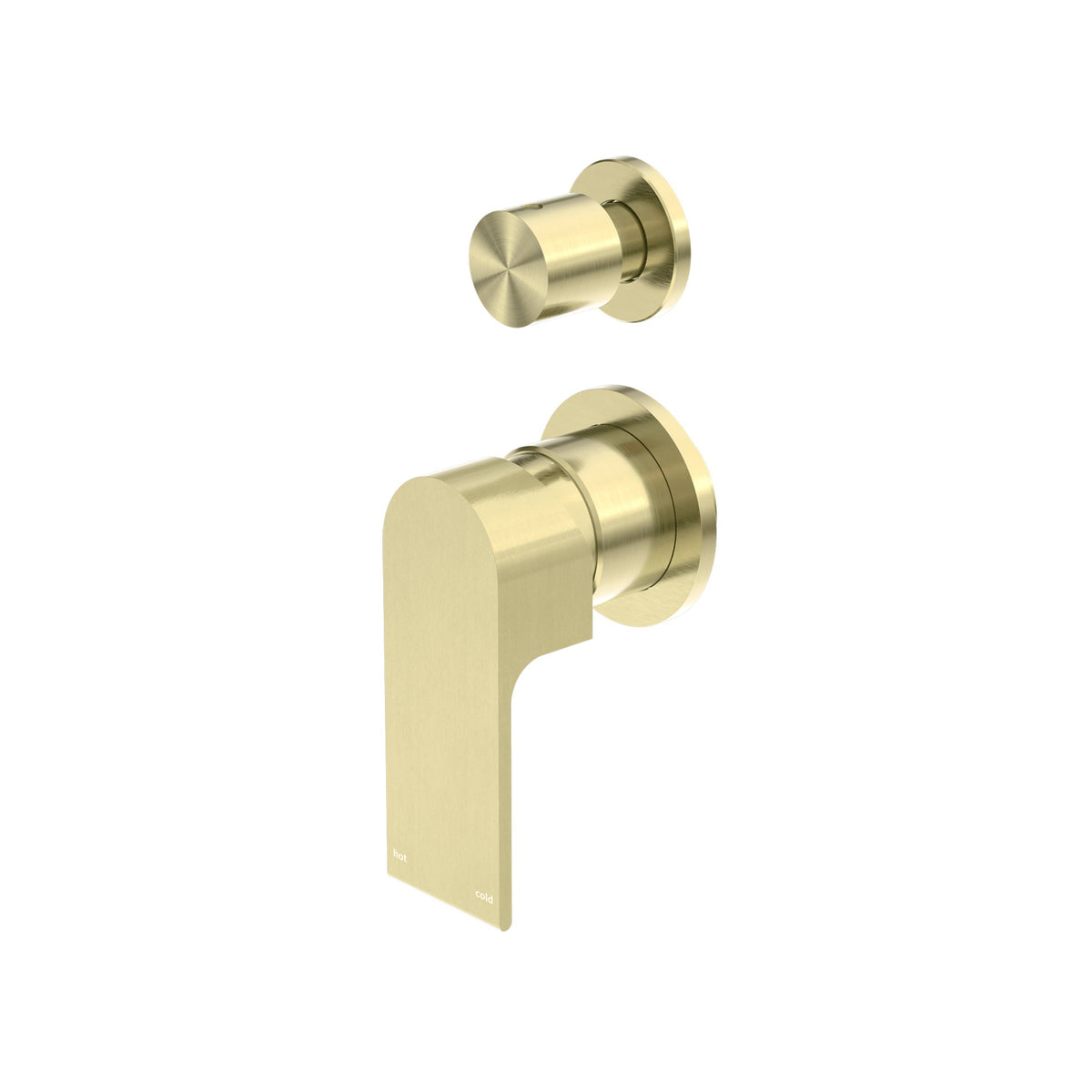 NERO Bianca Shower / Bath Mixer with Separate Diverter - Various Colours