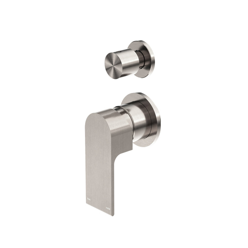 NERO Bianca Shower / Bath Mixer with Separate Diverter - Various Colours