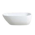 Egg Shape Oval Freestanding Bath 1690 mm - Gloss White