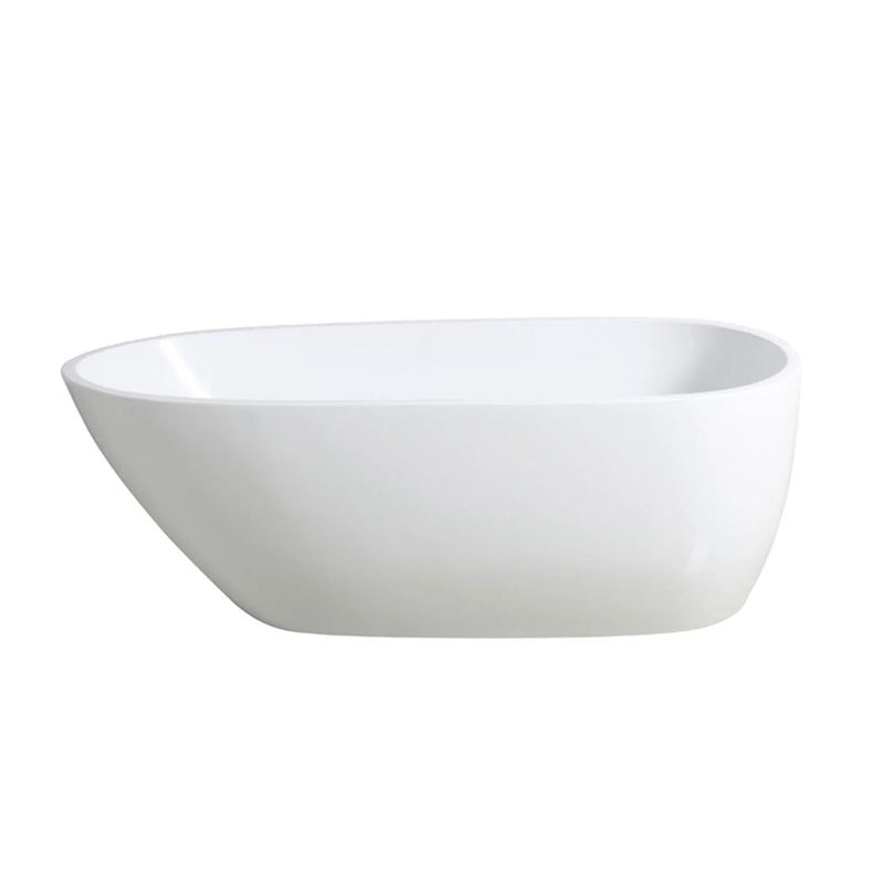 Egg Shape Oval Freestanding Bath 1690 mm - Gloss White