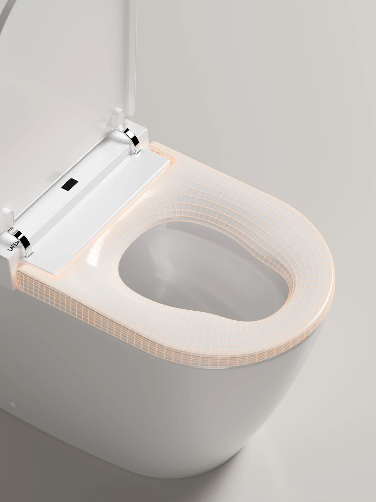 In Wall Cistern Rimless Flush Toilet Suite with Smart Remote Bidet Seat - White (4 Star)