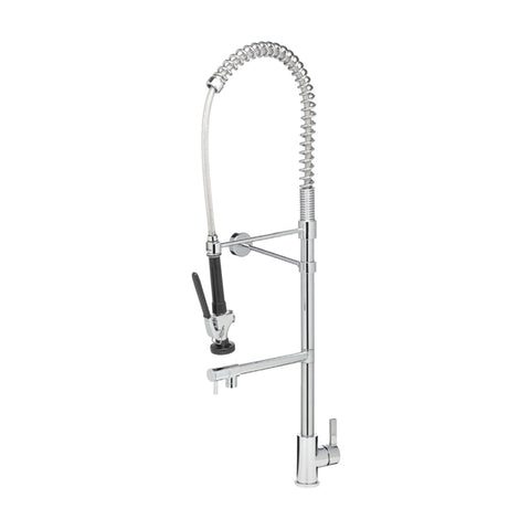 Gentec JETFLF1200 Lead Free DZR Brass Hob Mounted Pre-Rinse Unit w/ Pot Filler, Mixer