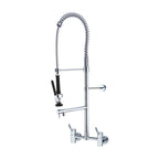 Gentec JETFLF5600 Lead Free DZR Brass Wall Mounted Pre-Rinse Unit w/ Pot Filler, Exposed Mixing Breech and 100mm Lever Handles