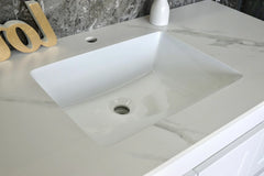 BV18WH (520mm Depth) Matt White Shaker Wall Hung Vanity - 1500mm