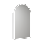 Arched Shape LED Mirror Cabinet 500x900mm - Various Frame Options