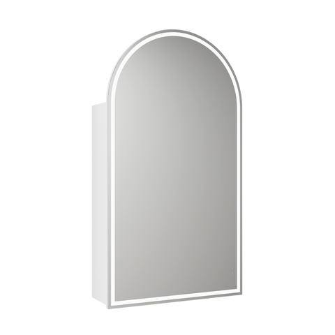 Arched Shape LED Mirror Cabinet 500x900mm - Various Frame Options