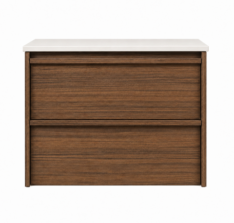 Luna 900 Wall Hung Wooden Vanity