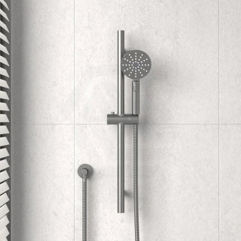 Round Shower Rail with 3 Mode Handheld Shower Set