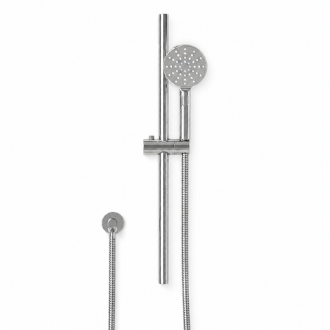 Round Shower Rail with 3 Spray Settings Handheld Shower Set