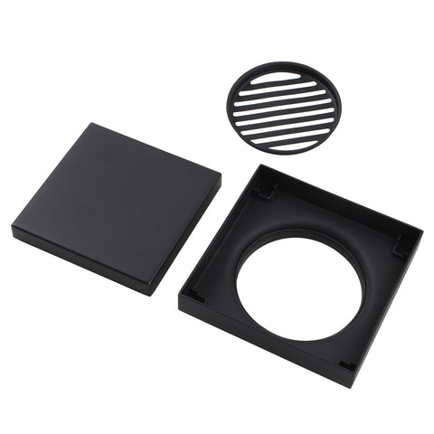 Low Profile Square Tile Insert Shower Floor Waste 120x120mm (81mm Outlet) - Various Colours (Copy)