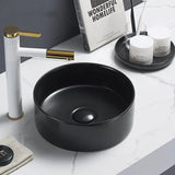 Nebula Round Counter Top Ceramic Basin 300x300mm - Various Colours