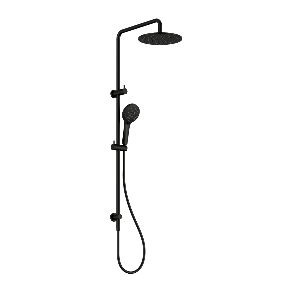 Nero Round Twin Shower Rail - Various Colours