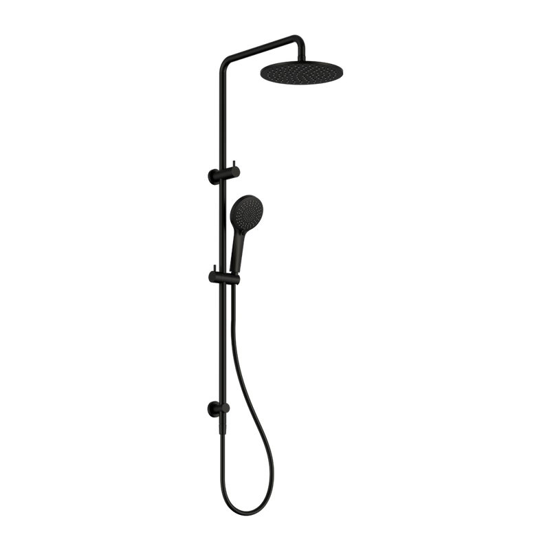 Nero Round Twin Shower Rail - Various Colours