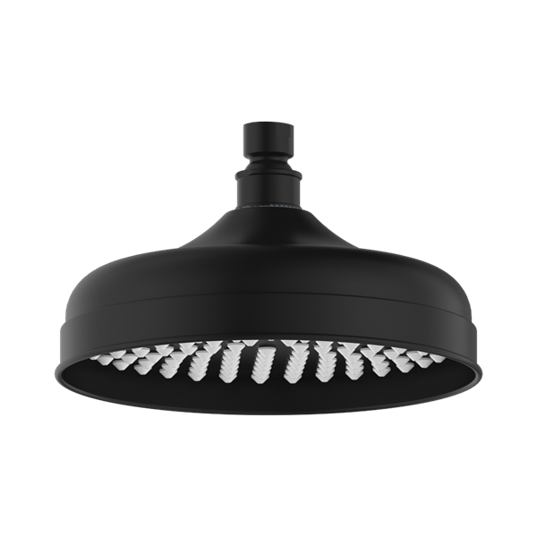 Heritage Round Overhead Shower Head 200mm - Various Colours