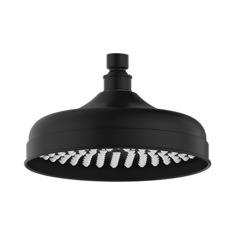 Heritage Round Overhead Shower Head 200mm - Various Colours