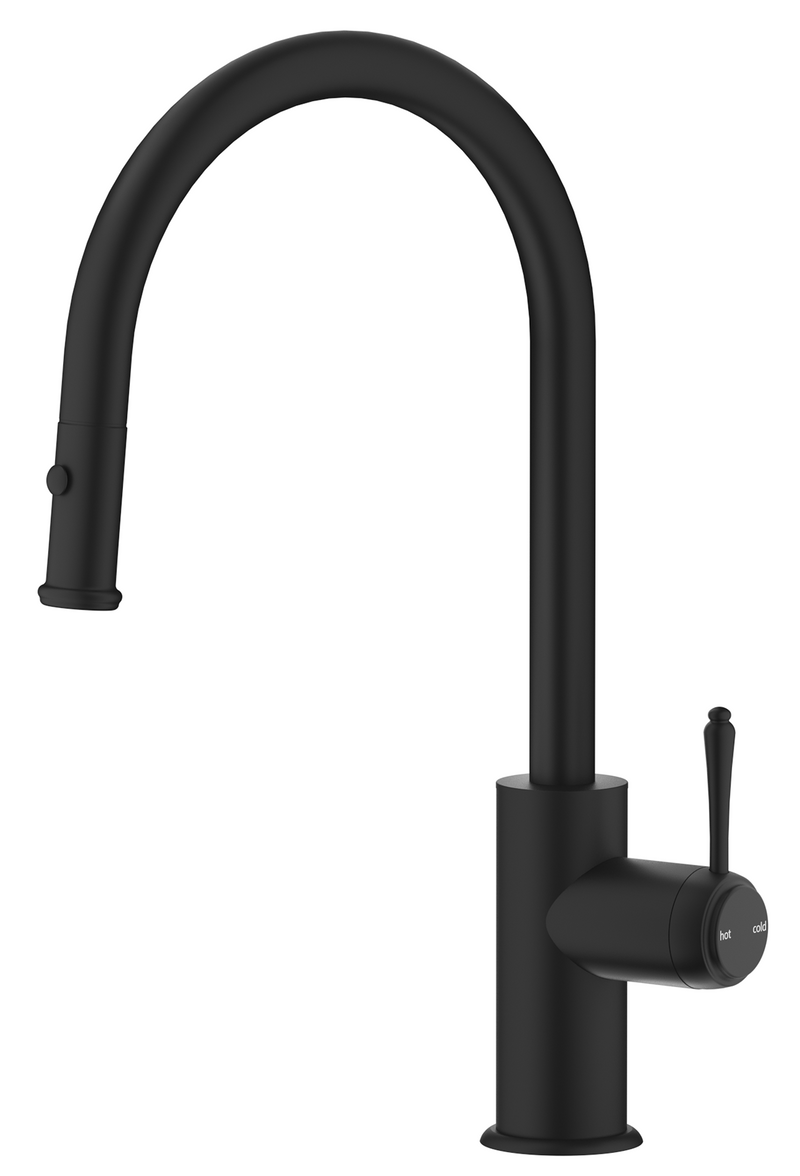 Mica Kitchen / Laundry Sink Mixer with Pullout and Veggie Spray (two settings) - Various Colours
