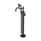 Modern National Heritage Freestanding Bath Mixer / Filler with Hand Shower - Various Colours
