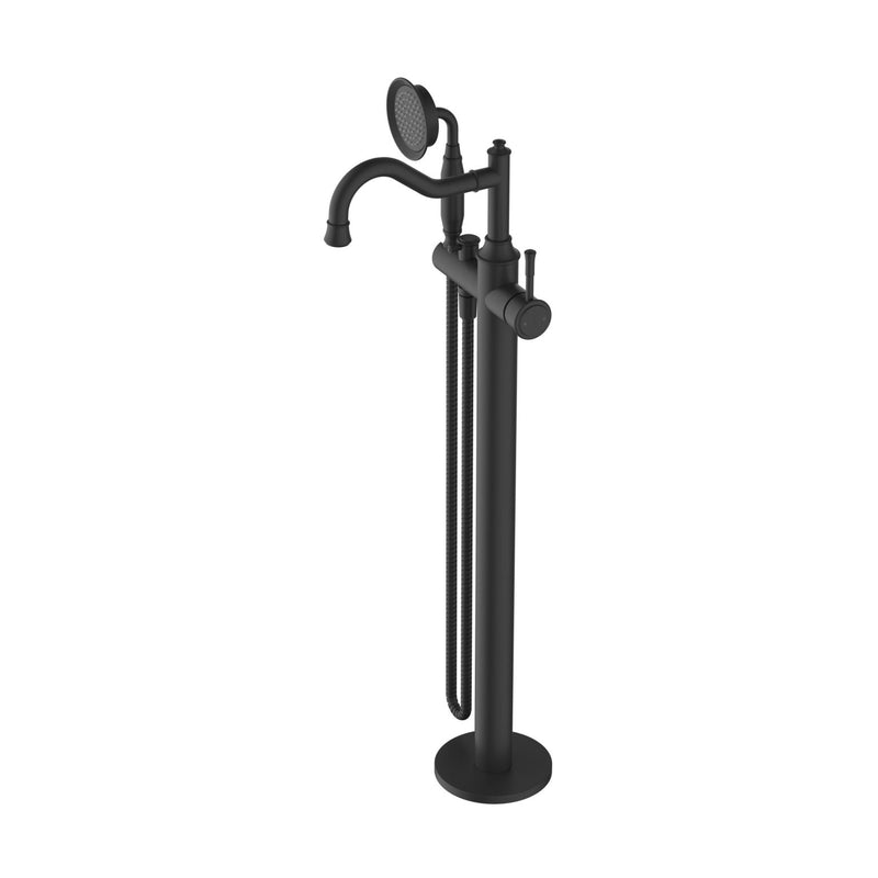 Modern National Heritage Freestanding Bath Mixer / Filler with Hand Shower - Various Colours