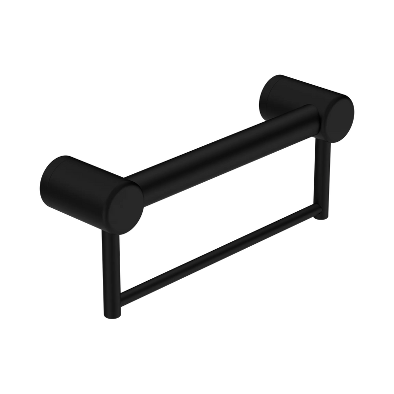 Mecca Care Grab Rail Straight 300mm with Towel Holder - Various Colours