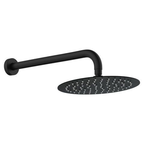 Round Wall Shower with Overhead Shower Head 250mm- Various Colours