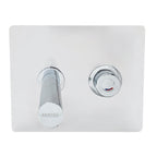 Gentec MVPMLF5000 Lead Free DZR Brass In-Wall Point-of-Use Thermostatic Mixing Valve w/ Temperature Control Dial, Electronic Tap Outlet and In-Wall Stainless Steel Enclosure