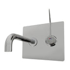 Gentec MVPMLF5250 Lead Free DZR Brass In-Wall Point-of-Use Thermostatic Mixing Valve w/ 150mm Lever Handle and 250mm Fixed Spout, Complete with In-Wall Stainless Steel Enclosure