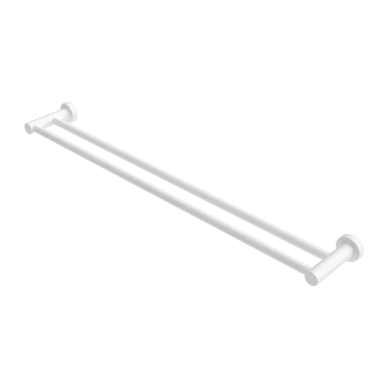 Dolce Round Double Towel Rail 600 / 750 / 800 / 900mm - Various Colours