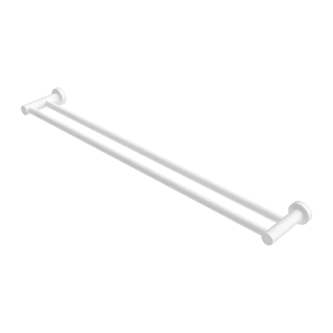 Round Double Towel Rail 600 / 750 / 800 / 900mm - Various Colours