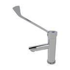 Gentec NGMLF2000D Lead Free DZR Brass Hob Mounted Basin Mixer w/ Yellow and Blue Printed Care Handle